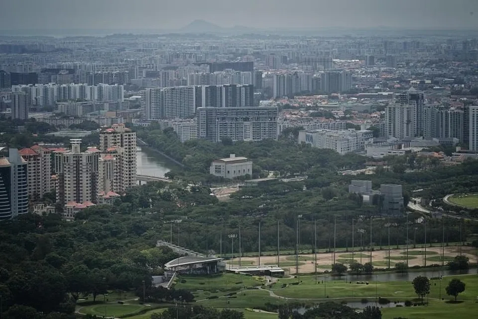Two of the plots are located next to Geylang River (centre), while the third is next to Singapore Swimming Club, between Tanjong Rhu Road and East Coast Parkway (right). 