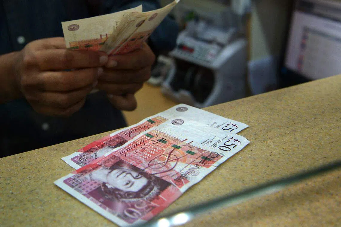  The British pound was last at US$1.30 two years ago. 