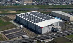 ESR Fujiidera Distribution Centre has powered self-generated solar energy to tenants since August 2021. 