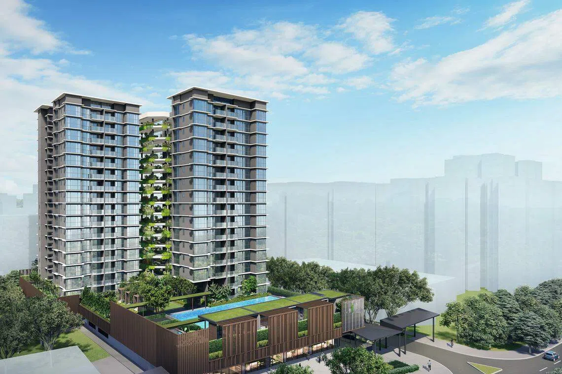 118 of the 158 units at Frasers Property's Sky Eden@Bedok were sold at launch at an average price of S$2,100 per square foot. 