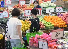 Food consumer price index comes in unchanged at 8.1 per cent in February, as headline inflation eases and core inflation stays the same. 