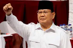 Despite a huge 20-point lead, Defence Minister Prabowo is no closer to the more than 50 per cent of the vote required to win in a single round.