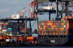 US trade deficit increases 5.1 per cent to US$64.3 billion.
