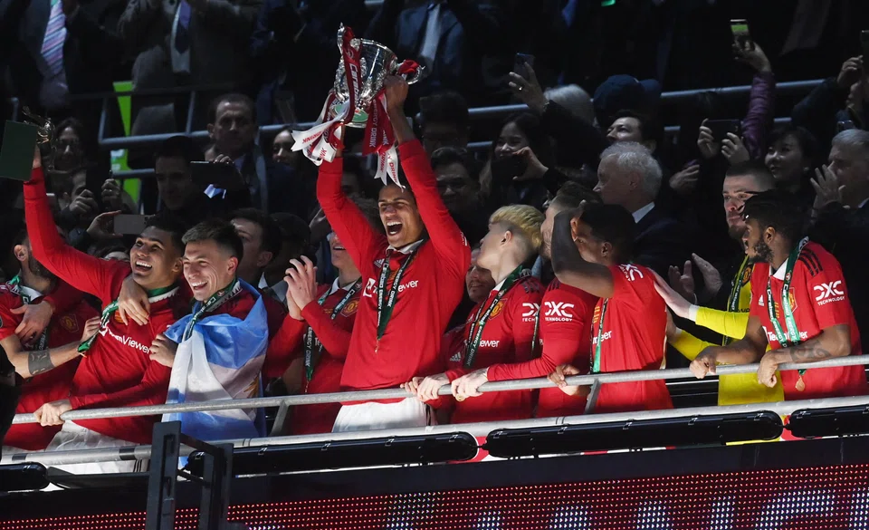 Under disciplinarian Dutch manager Erik ten Hag, United appear to be on the rise and ended their long wait for silverware by beating Newcastle 2-0 in the League Cup final at Wembley.