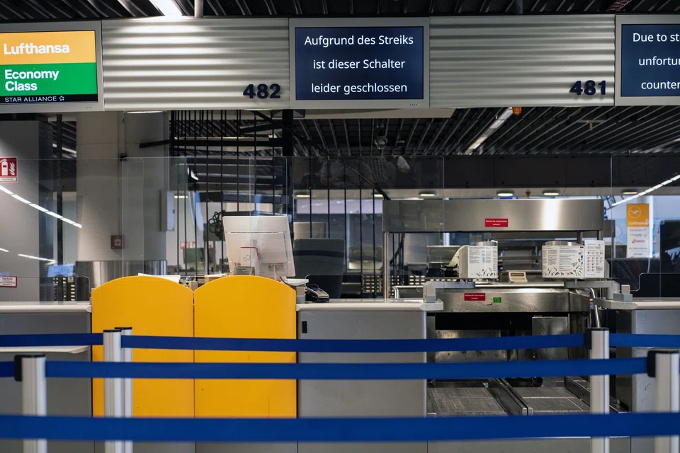 Lufthansa has already been rocked by strike action by its ground staff last Wednesday, which forced the carrier to cancel more than 1,000 flights.