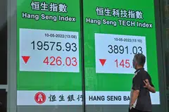 Asian markets mostly fell on Tuesday as investors struggled to maintain a recent rally while weighing central banks’ inflation-fighting rate hikes and the possibility of a recession.
