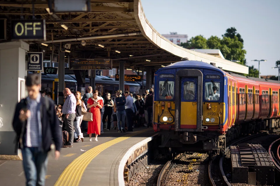 Picket lines appeared at dawn and will be lined by some of the more than 40,000 rail workers who are due to strike on Tuesday, Thursday and Saturday, bringing the network to a standstill.