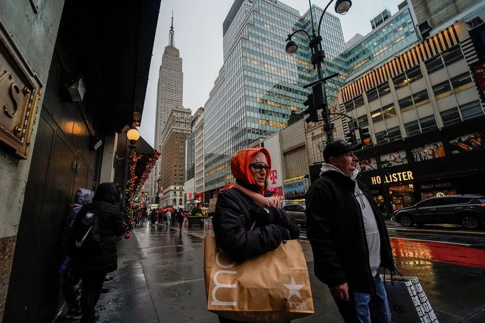 Consumer spending, which accounts for more than two-thirds of US economic activity, edged up 0.1 per cent, the Commerce Department said on Friday (Dec 23). 