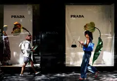 Prada's net revenues totalled 3.34 billion euros (S$4.8 billion) for first nine months, a rise of 17 per cent at constant exchange rates