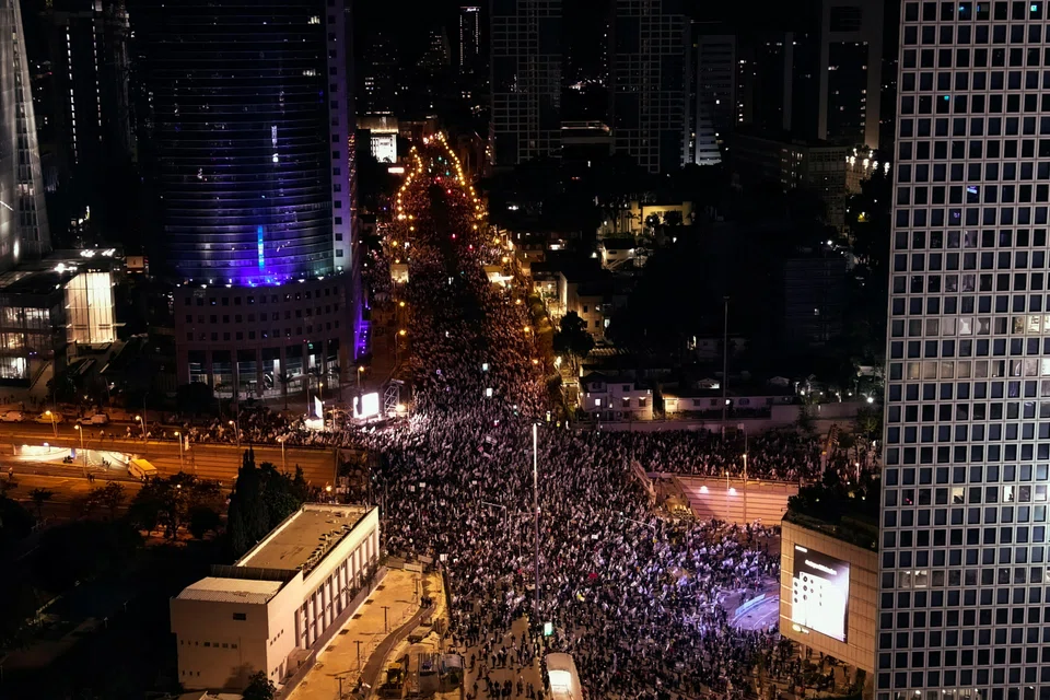 Tens of thousands have demonstrated against the plans in weekly protests in Tel Aviv and other Israeli cities.