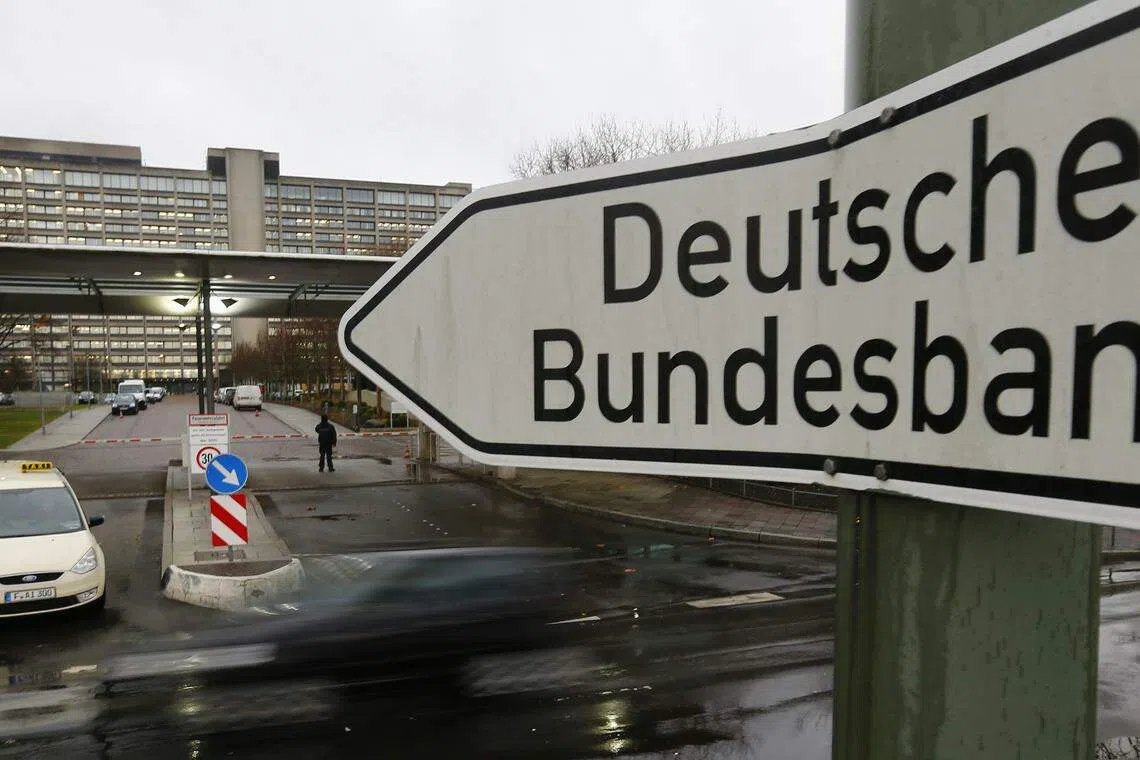 The Bundesbank says it lost 21.6 billion euros (S$31.4 billion) last year, wiping out nearly all of its provisions