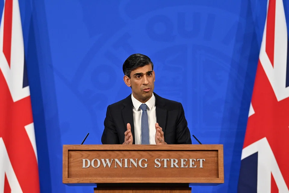 British finance minister Rishi Sunak responds to the figures by saying he is committed to helping people face their immediate cost of living pressures