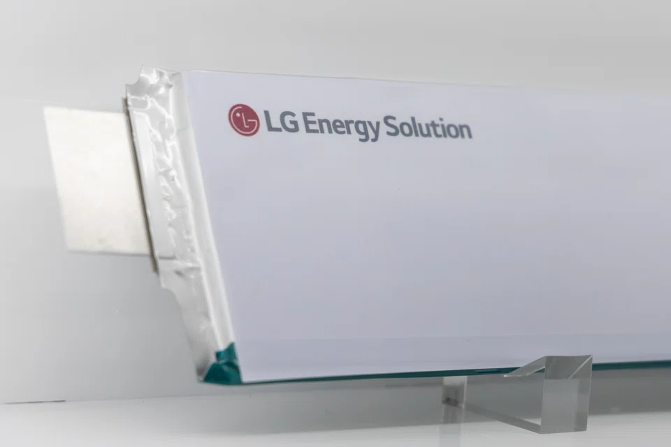 An LG Energy Solution battery cell for electric vehicle. 