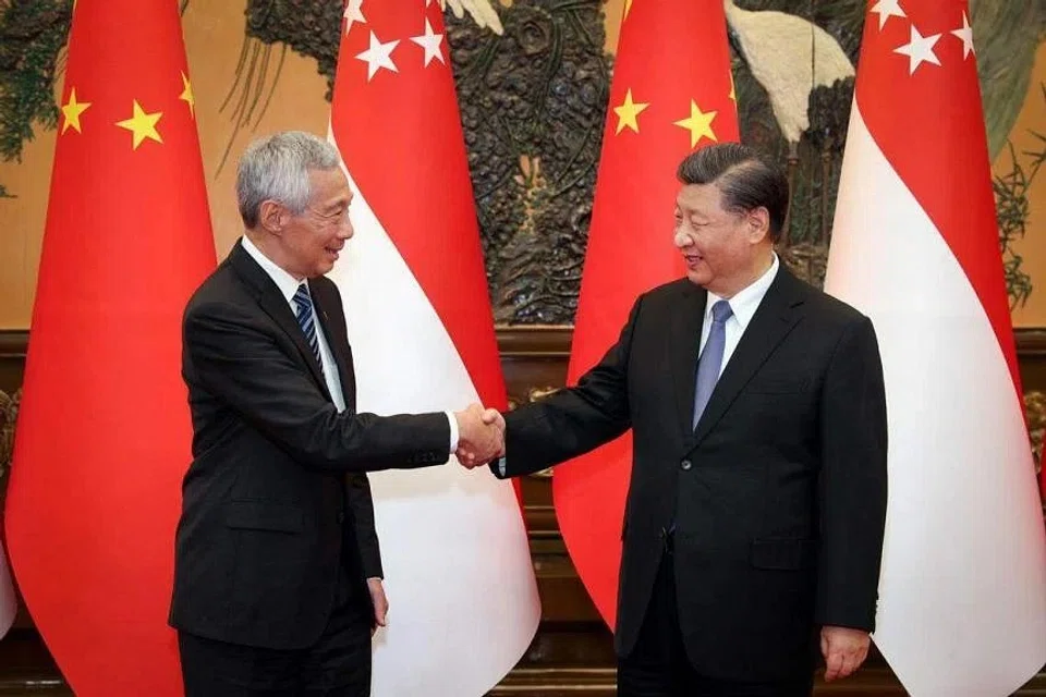PM Lee and Xi met during the third and final leg of the Singapore leader’s official visit to China. 