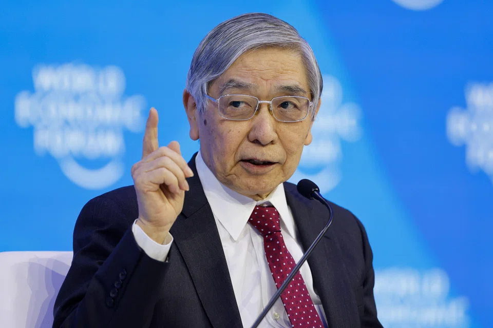 “Our hope is that wages start to rise and that could make the 2 per cent inflation target to be met in a stable and sustainable manner,” Kuroda told a panel discussion on Friday (Jan 20) in Davos.