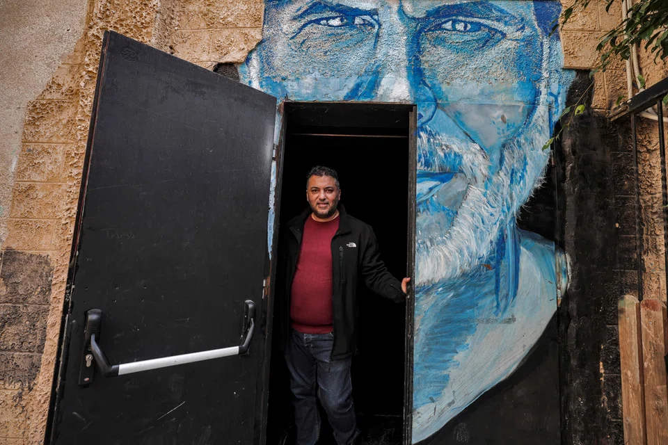 Palestinian theatre director Mustafa Sheta, general manager of the "Freedom Theatre" at the Jenin camp; with  Israeli forces raiding Jenin repeatedly in recent months, engaging in gunfights with Palestinian militants, the Freedom Theatre’s ability to provide residents with respite is under growing strain.