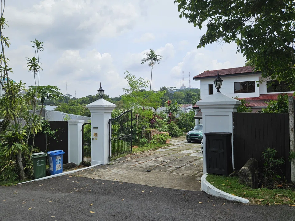 Zhu Su and his wife's Good Class Bungalow at Yarwood Avenue (pictured in September) is now home to an urban farm.