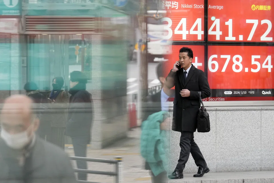 The Nikkei has finished Monday nearly 1 per cent higher at 35,901.73, after touching the highest since February 1990 at 36,008.23.