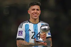 Big-spending Chelsea setting a new British record in signing Argentina’s World Cup winner Enzo Fernandez from Benfica for £106.8 million.
