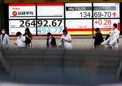 Tokyo stocks opened lower on Wednesday in cautious trade. 