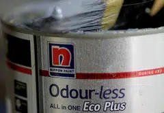 Nippon Paint’s balance sheet showed 1.29 trillion yen in total liabilities at the end of December.