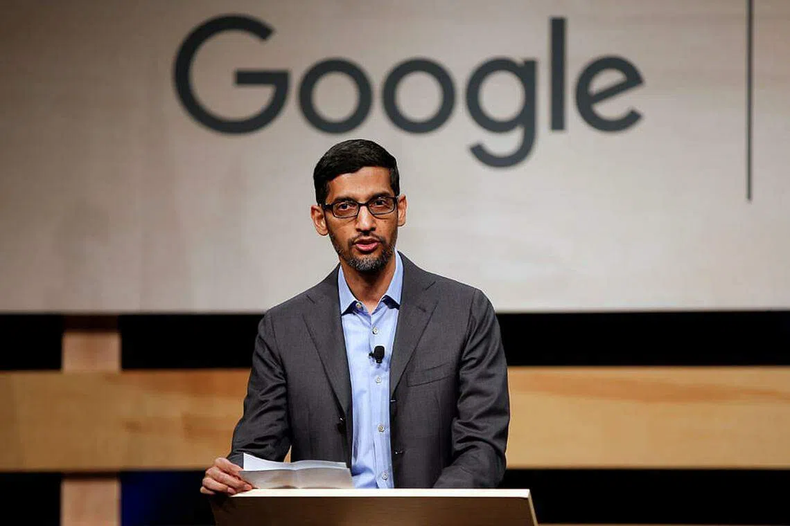 Google's Sundar Pichai named CEO at parent firm Alphabet