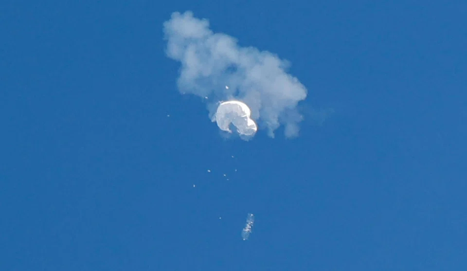 A single missile from an F-22 fighter jet brought down the balloon at 2.39pm Eastern time, using the first available opportunity to bring it down without harming Americans, according to two senior officials who briefed reporters