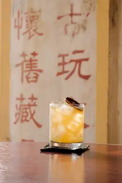 Like many of its concoctions, Low Tide's namesake cocktail is rum-based, also featuring a homemade allspice pimento dram liqueur.