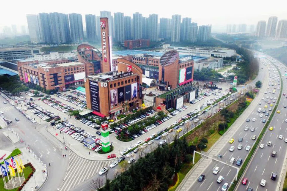 Sasseur Reit's Chongqing outlet mall. In renminbi terms, the Reit has recorded an 8.4 per cent rise in rental income in the second quarter.