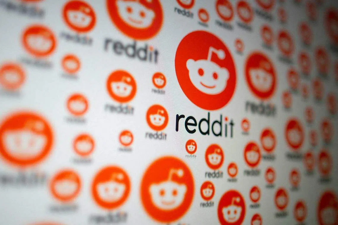 Reddit's shares notched a 48 per cent gain in their debut on the New York Stock Exchange.
