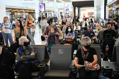 A total of 1,213 flights were cancelled across the US on Wednesday, data from flight-tracking website Flightaware.com showed.