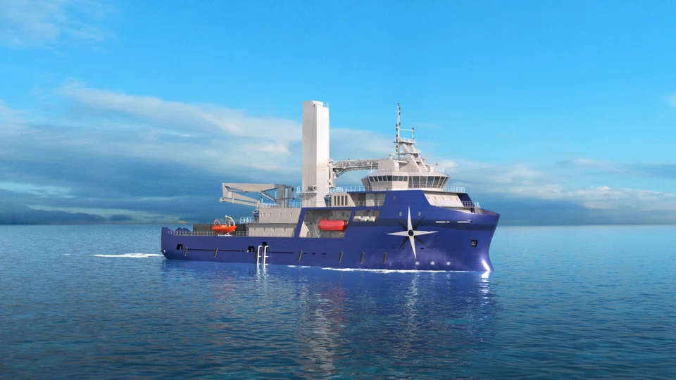 Marco Polo Marine’s new vessel (above, an artist's rendition) is based on a design co-developed by the group and Seatech Solutions International (S).