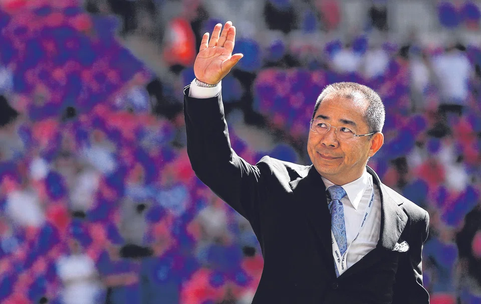 Leicester City Soccer Club Owner Vichai Srivaddhanaprabha dies in tragic helicopter crash at King Power Stadium in 2018.