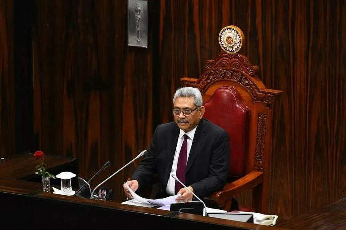 Former President Gotabaya Rajapaksa (top) and his brother, former Prime Minister Mahinda, were among several government officials whose conduct contributed to the country’s worst economic crisis in decades.