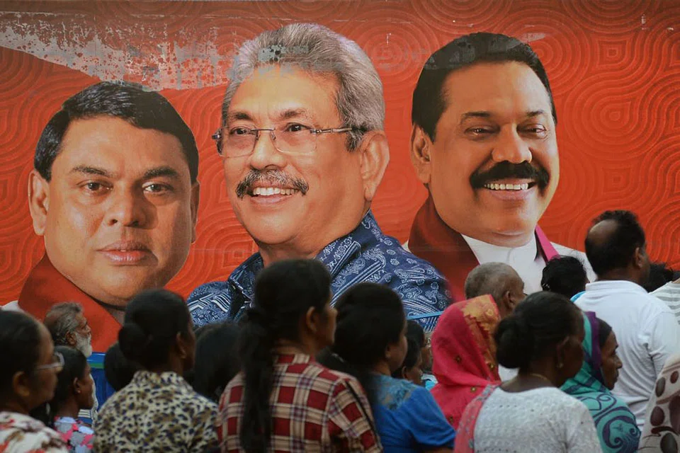 Supporters of Gotabaya Rajapaksa at a campaign rally in 2019. For 12 of the last 20 years, members of the Rajapaksa family have controlled the highest reaches of Sri Lanka's government. 