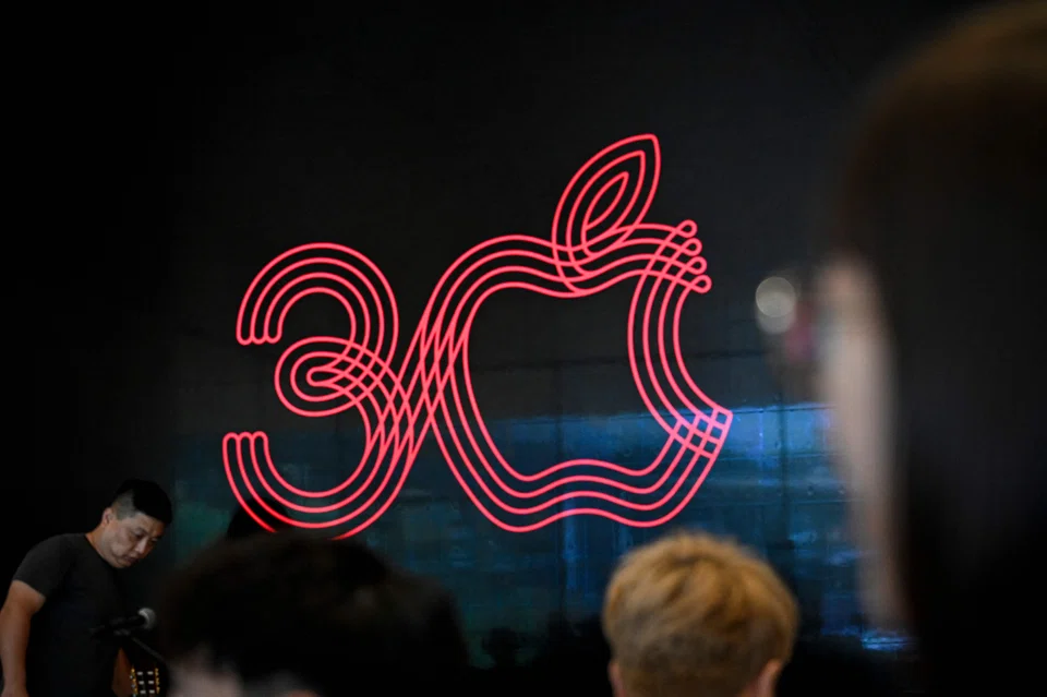 Apple hosts events in Beijing at its inaugural Chinese retail store to celebrate 30 years in the crucial consumer market.