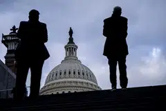 The US national debt stands at US$34.5 trillion, representing about 99 per cent of GDP, and could rise to 166 per cent of GDP by 2054.