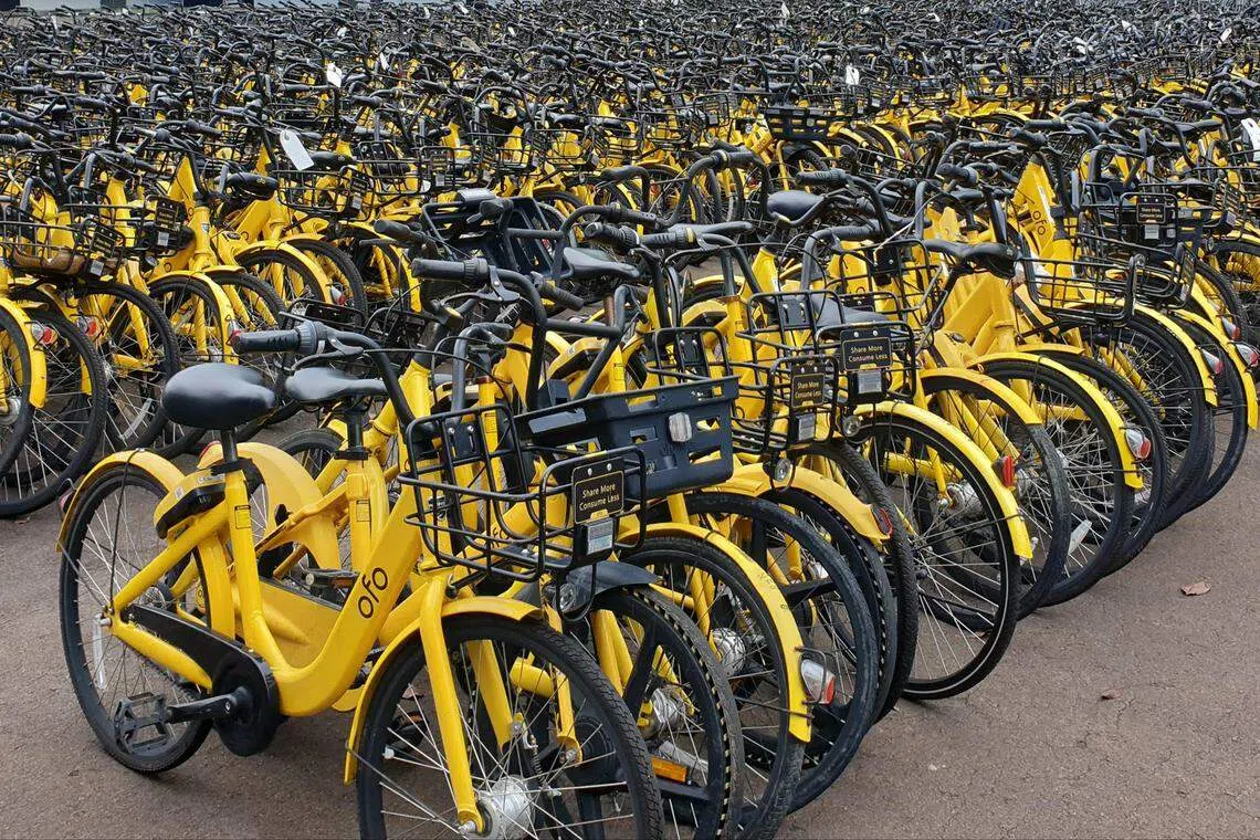In 2018, Ofo ceased operations after funding dried up, leaving its iconic yellow bikes piling up on Chinese streets. 