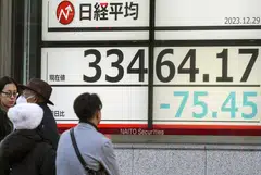 Tokyo stocks were off more than one per cent on Japan’s first day back from a long break. 