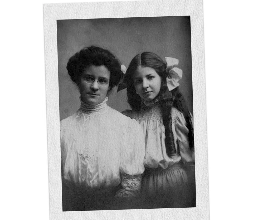 Briggs with her daughter, Isabel, in the early 1900s. They ultimately developed the Myers-Briggs Type Indicator, a personality test that has been widely used around the world.