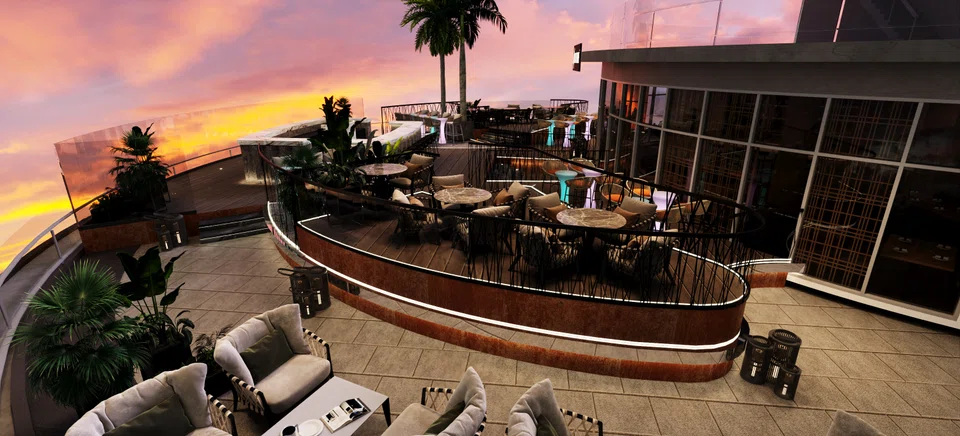 The 1-Altitude Bar will sit on the 44th floor of Hatten City, Melaka's tallest building.