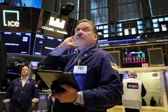 The Dow Jones Industrial Average rose 749.97 points, or 2.31 per cent, at the open to 33,263.91.
