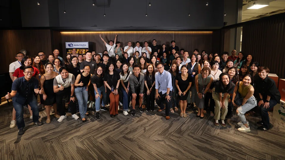 Tech in Asia staff paid a lunchtime visit to The Business Times following the announcement of the acquisition by SPH Media.