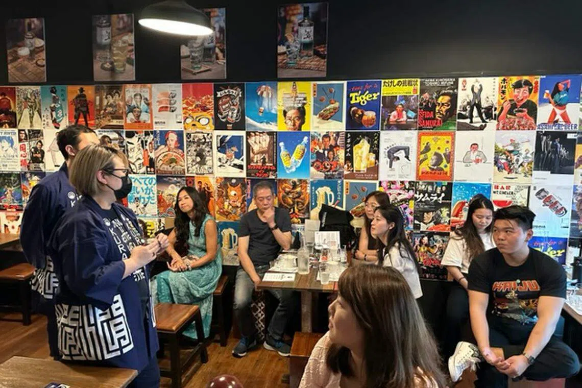 The Business Times rewarded its subscribers recently with a shochu masterclass at Workhorse Izakaya on Oct 29.