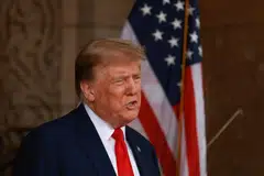 Trump is close to winning the Republican nomination after back-to-back wins in Iowa and New Hampshire last month.