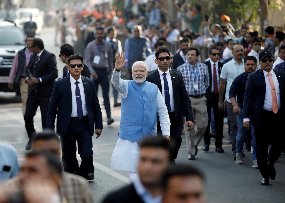 Narendra Modi is well placed to win a third term in a national election that will begin Apr 19.