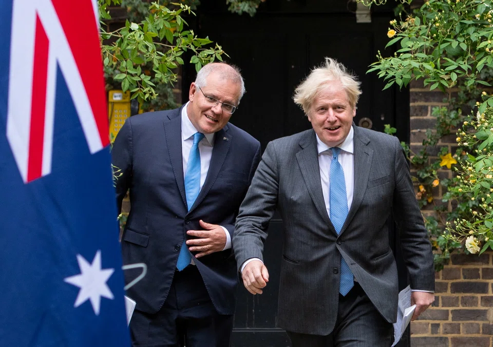 Britain has said the trade deal with Australia is expected to unlock annual bilateral trade worth £10.4 billion (S$17.4 billion).