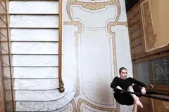 Brussels is using circus performers in an innovative project to help draw attention to its Art Nouveau heritage.