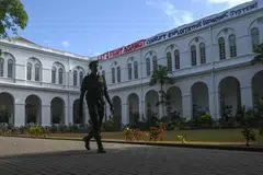 Numbers at the protest site have diminished since Rajapaksa’s exit, and the demonstrators have vacated the 3 key state buildings they occupied.
