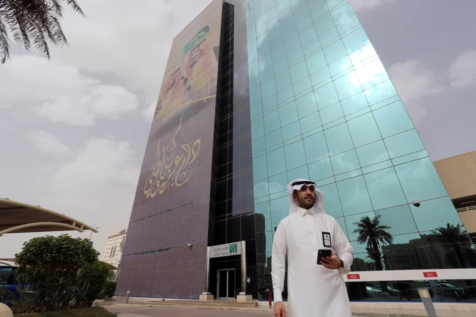 A Saudi bank in Riyadh, Saudi Arabia; the action by the Saudi central bank reflects growing concerns about costly liquidity for banks in Saudi Arabia and its impact on the economy as authorities look to mobilise capital to power the kingdom’s mega projects.